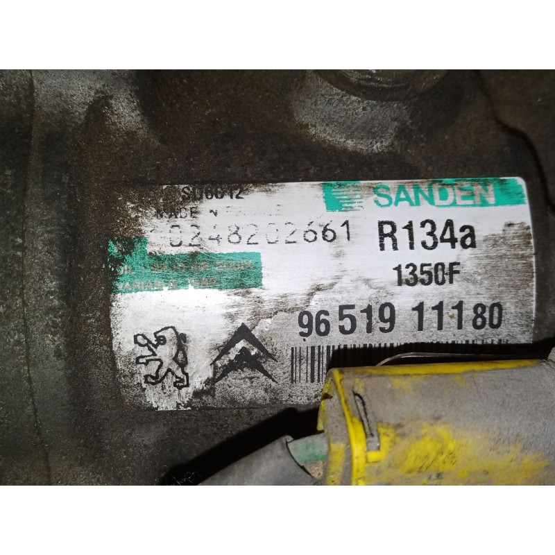 Recambio de compresor a/a para peugeot 307 cc (3b) 2.0 hdi 135 referencia OEM IAM 9651911180  