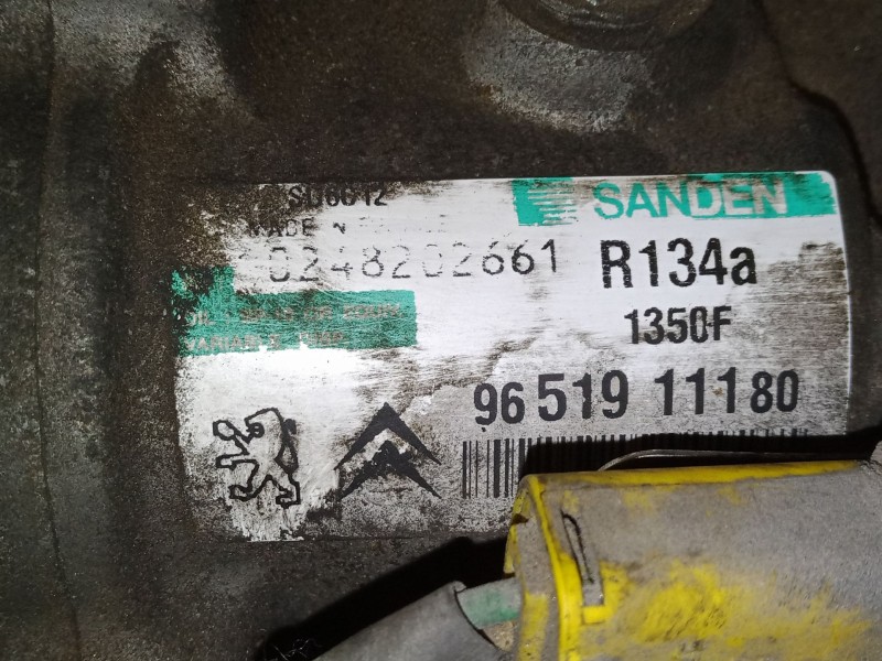 Recambio de compresor a/a para peugeot 307 cc (3b) 2.0 hdi 135 referencia OEM IAM 9651911180  