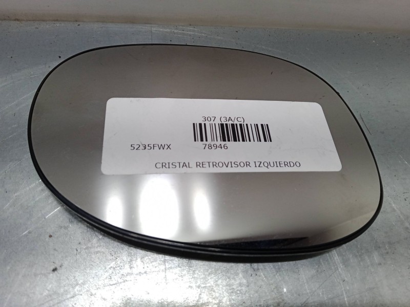 Recambio de cristal retrovisor izquierdo para peugeot 307 (3a/c) 2.0 16v referencia OEM IAM   