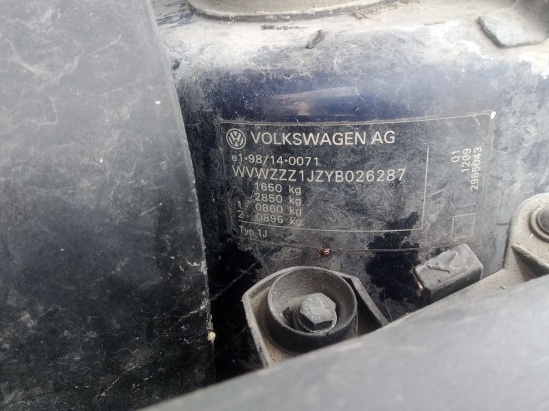 volkswagen golf iv (1j1) del año 1999