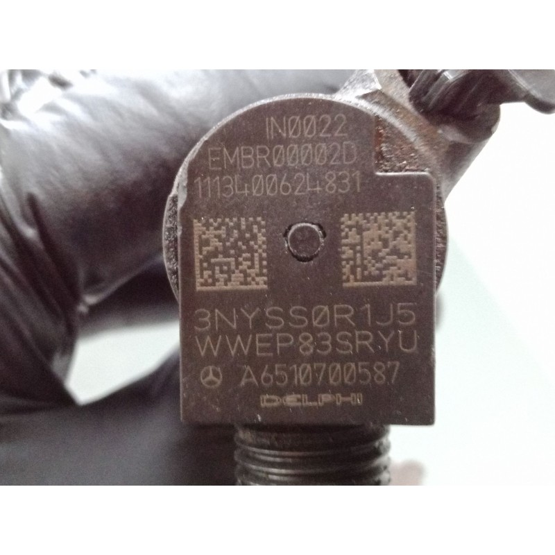 Recambio de inyector para mercedes-benz clase e (w212) e 200 cdi / bluetec (212.005, 212.006) referencia OEM IAM A6510700587  