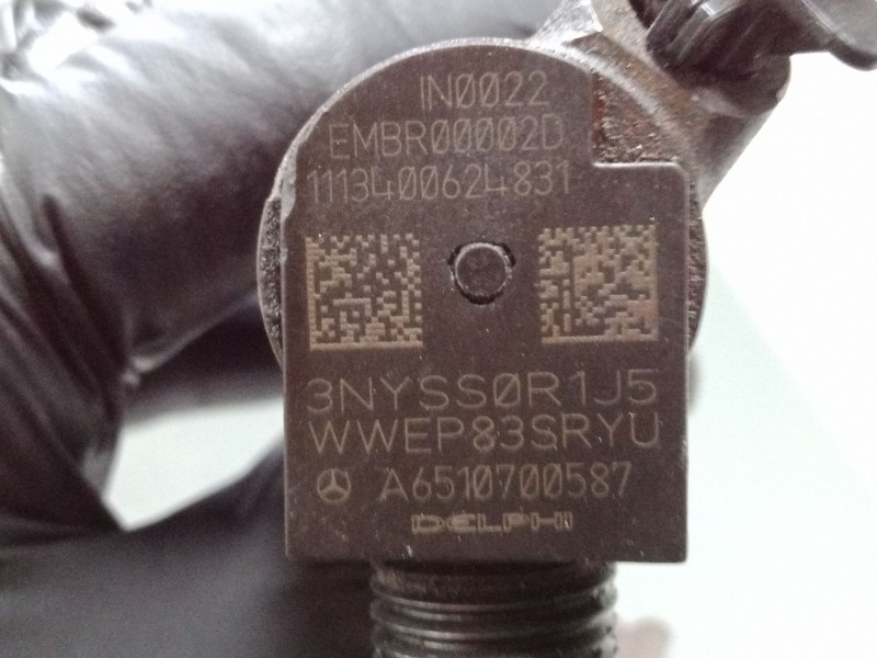 Recambio de inyector para mercedes-benz clase e (w212) e 200 cdi / bluetec (212.005, 212.006) referencia OEM IAM A6510700587  