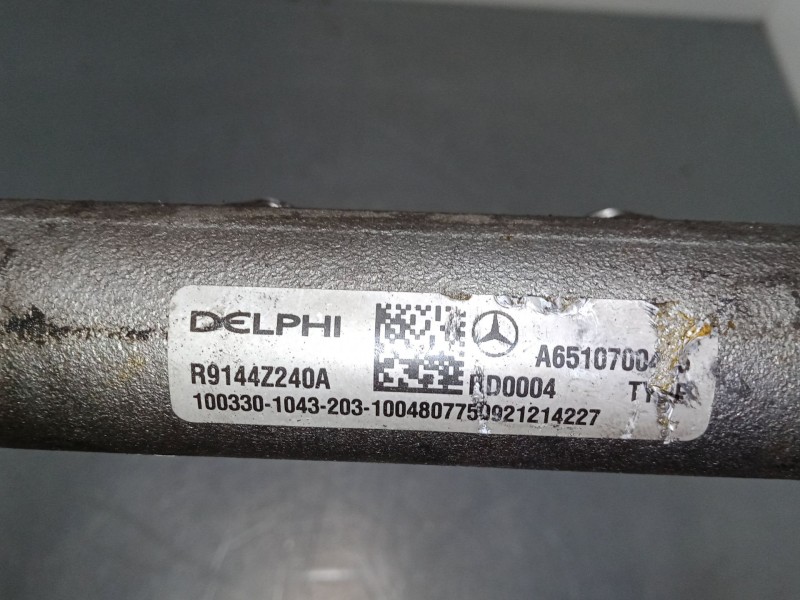 Recambio de rampa inyectora para mercedes-benz clase e (w212) e 200 cdi / bluetec (212.005, 212.006) referencia OEM IAM A6510700