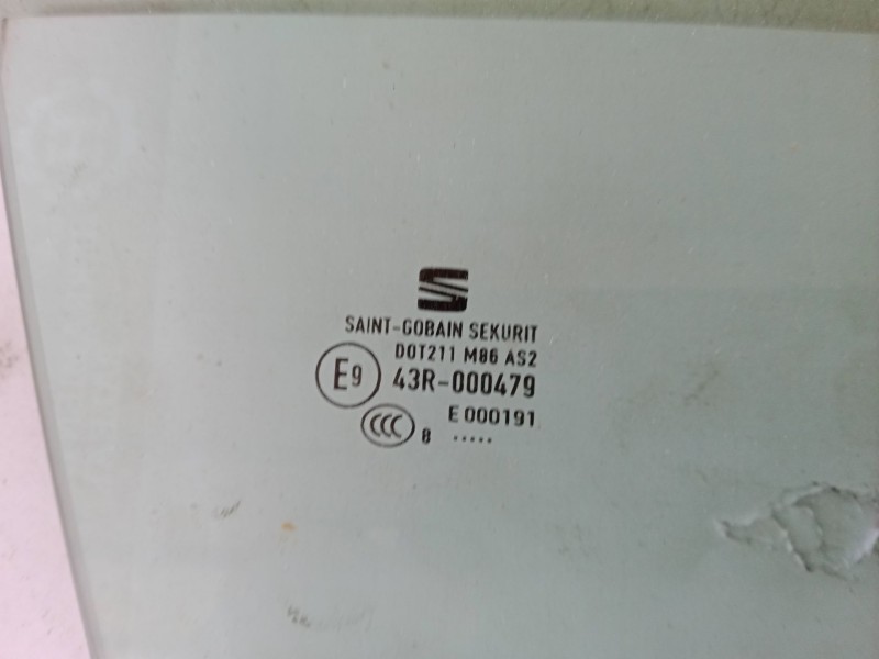 Recambio de luna puerta delantera derecha para seat ibiza v (kj1, kjg) 1.6 tdi referencia OEM IAM   