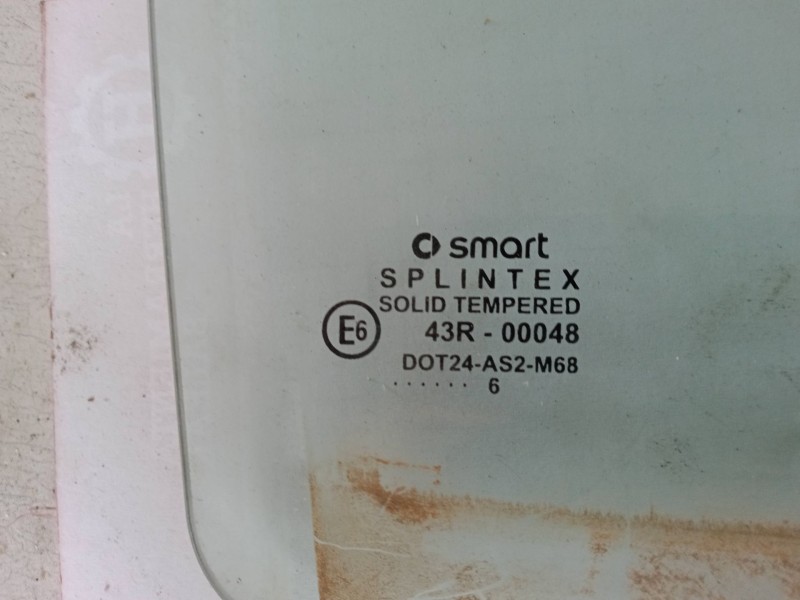 Recambio de luna trasera derecha para smart forfour (454) 1.3 (454.031) referencia OEM IAM   