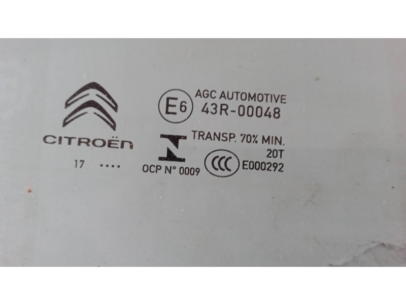 Recambio de luna trasera derecha para citroën c3 aircross ii (2r_, 2c_) 1.2 puretech 110 (2rhnzb, 2rhnzw, 2rhnpx, 2rhnpj) refere