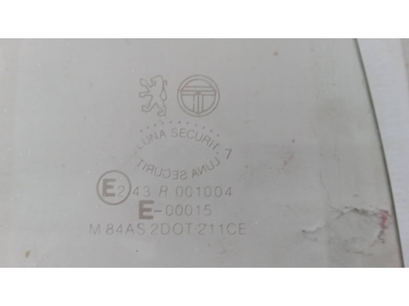 Recambio de luna trasera derecha para peugeot 309 i (10c, 10a) 1.6 referencia OEM IAM   