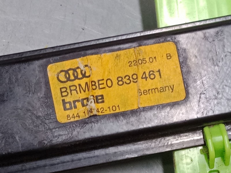 Recambio de elevalunas electrico trasero izquierdo para audi a4 b6 (8e2) 2.0 referencia OEM IAM 8E0839461  