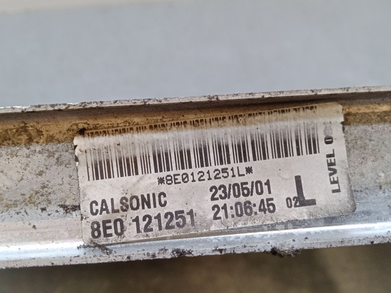 Recambio de radiador agua para audi a4 b6 (8e2) 2.0 referencia OEM IAM 8E0121251L  