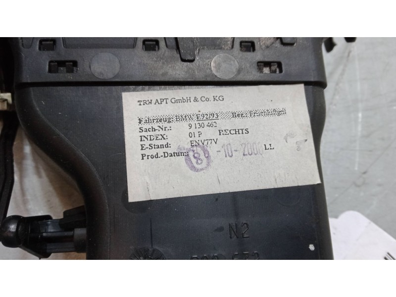 Recambio de aireador derecho para bmw 3 coupé (e92) 325 i referencia OEM IAM 9130462  