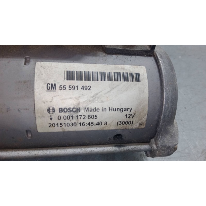 Recambio de motor arranque para opel corsa e (x15) 1.3 cdti (08, 68) referencia OEM IAM 55591492  0001172605