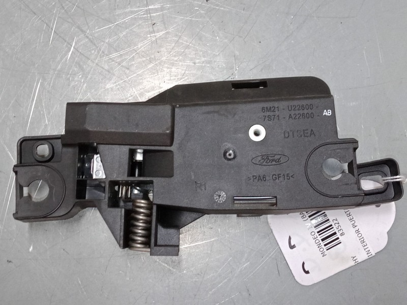 Recambio de maneta interior puerta delantera derecha para ford mondeo iv (ba7) 2.0 tdci referencia OEM IAM 6M21U22600 AB  