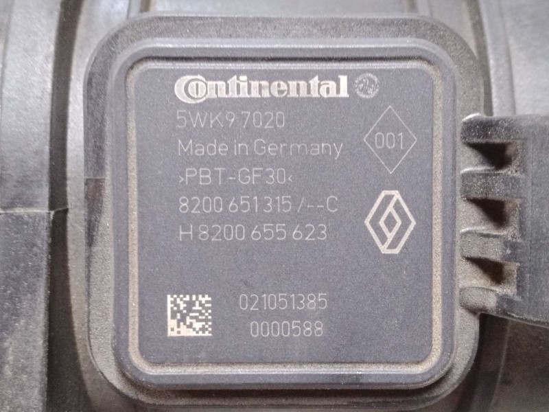Recambio de caudalimetro para nissan qashqai i (j10, nj10) 1.5 dci referencia OEM IAM 8200651315  5WK97020