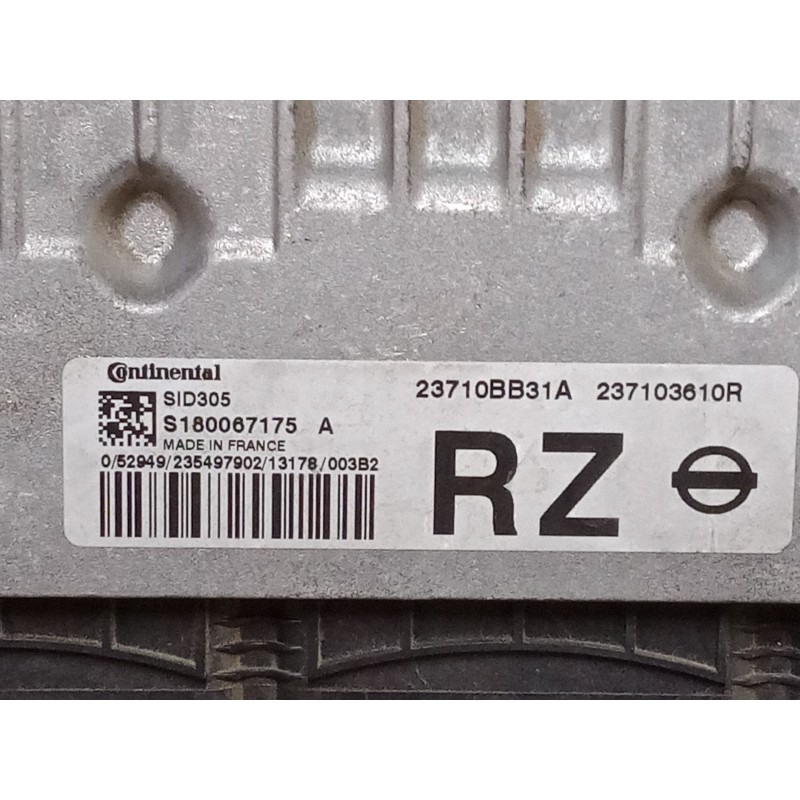 Recambio de centralita motor uce para nissan qashqai i (j10, nj10) 1.5 dci referencia OEM IAM 23710BB31A 237103610R S180067175