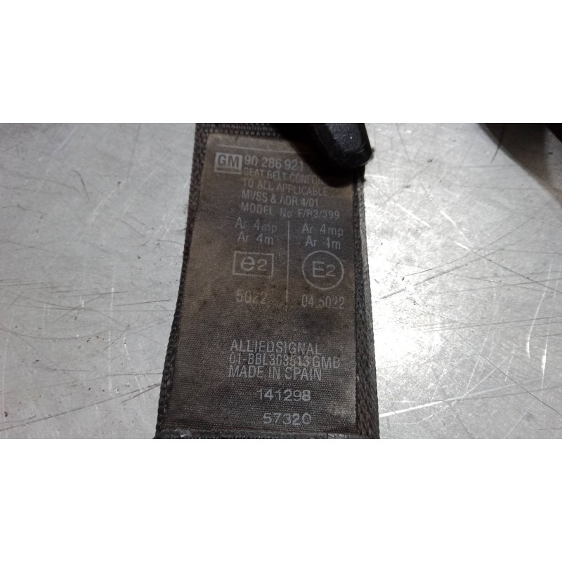 Recambio de cinturon seguridad delantero izquierdo para opel combo furgoneta/monovolumen (71_) 1.7 d referencia OEM IAM 90286921
