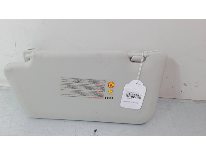 Recambio de parasol derecho para nissan micra iii (k12) 1.2 16v referencia OEM IAM   