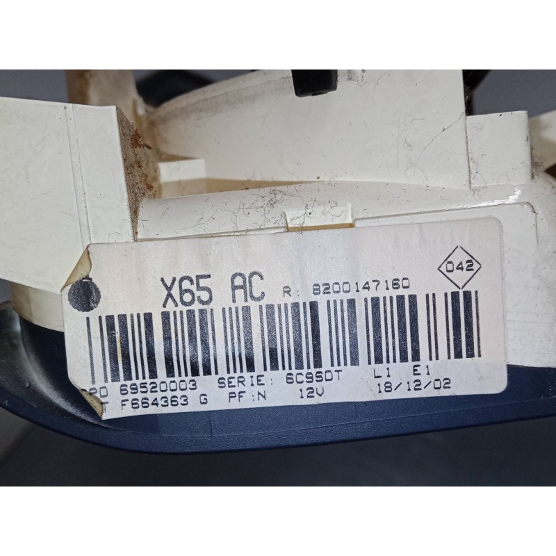 Recambio de mando calefaccion / a/a para renault clio ii (bb_, cb_) 1.2 (bb0a, bb0f, bb10, bb1k, bb28, bb2d, bb2h, cb0a,... refe