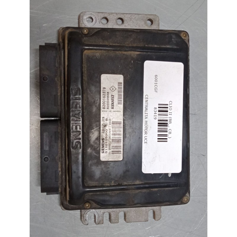 Recambio de centralita motor uce para renault clio ii (bb_, cb_) 1.2 (bb0a, bb0f, bb10, bb1k, bb28, bb2d, bb2h, cb0a,... referen