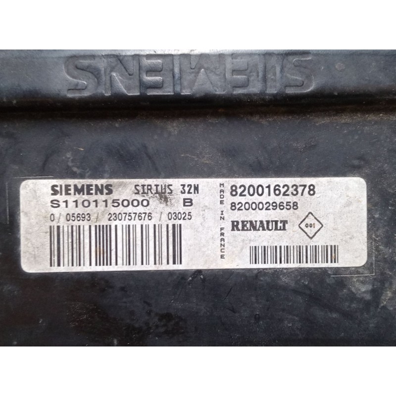 Recambio de centralita motor uce para renault clio ii (bb_, cb_) 1.2 (bb0a, bb0f, bb10, bb1k, bb28, bb2d, bb2h, cb0a,... referen