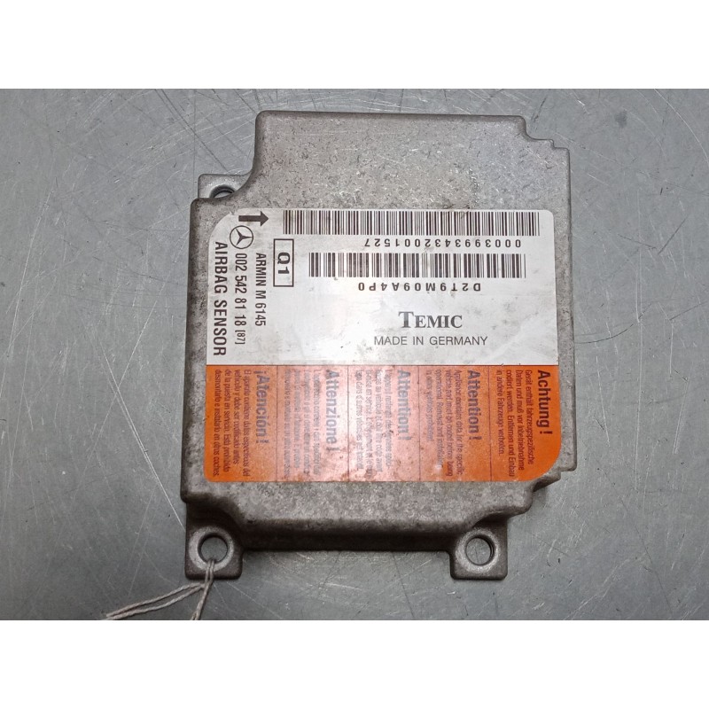 Recambio de centralita airbag para mercedes-benz clase m (w163) ml 270 cdi (163.113) referencia OEM IAM A0025428118  