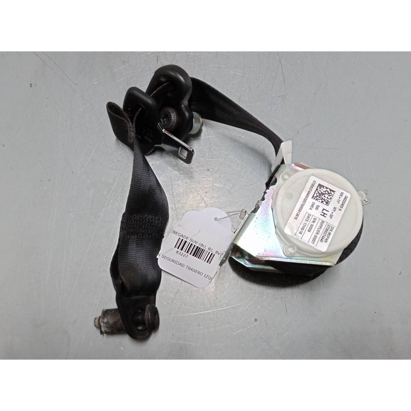 Recambio de cinturon seguridad trasero izquierdo para jeep renegade suv (bu, b1, bv) 1.6 crd referencia OEM IAM   