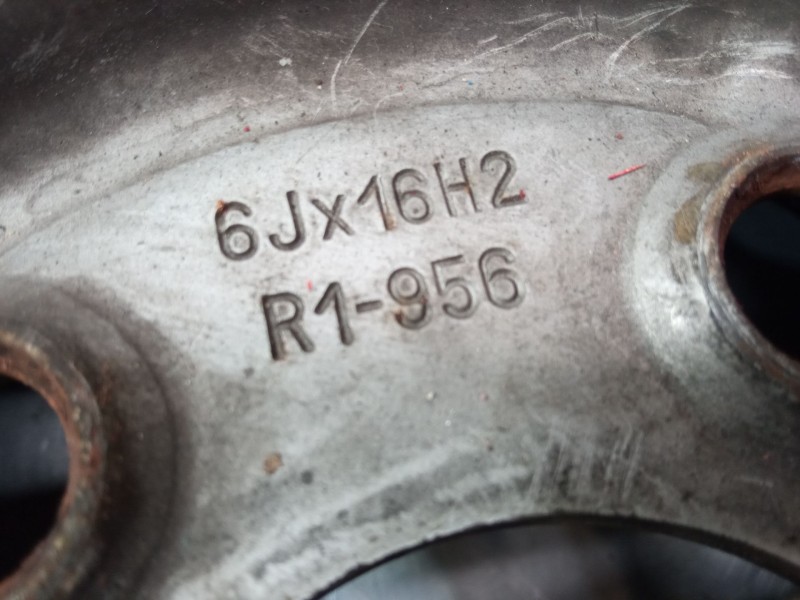 Recambio de llanta chapa 16´´ para fiat ducato caja/chasis (230_) 2.5 td referencia OEM IAM 6jx16h2 r1956  
