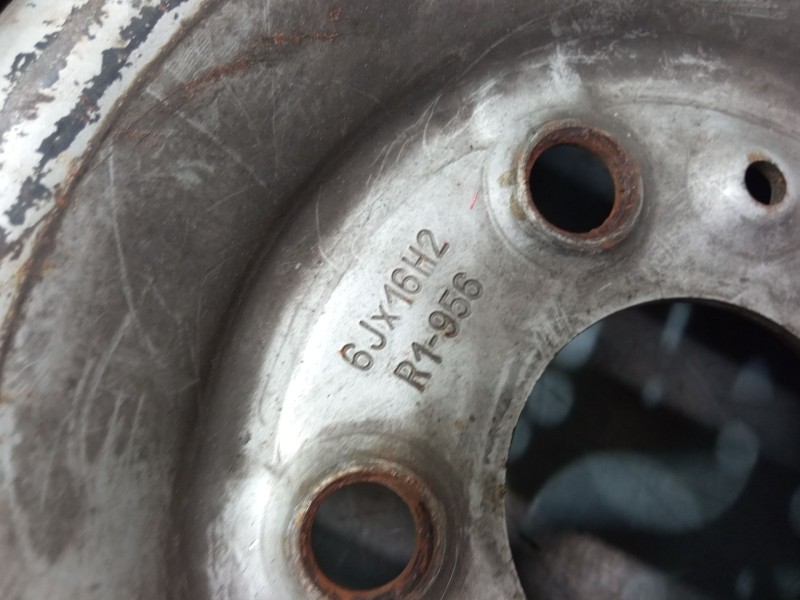 Recambio de llanta chapa 16´´ para fiat ducato caja/chasis (230_) 2.5 td referencia OEM IAM 6jx16h2 r1956  