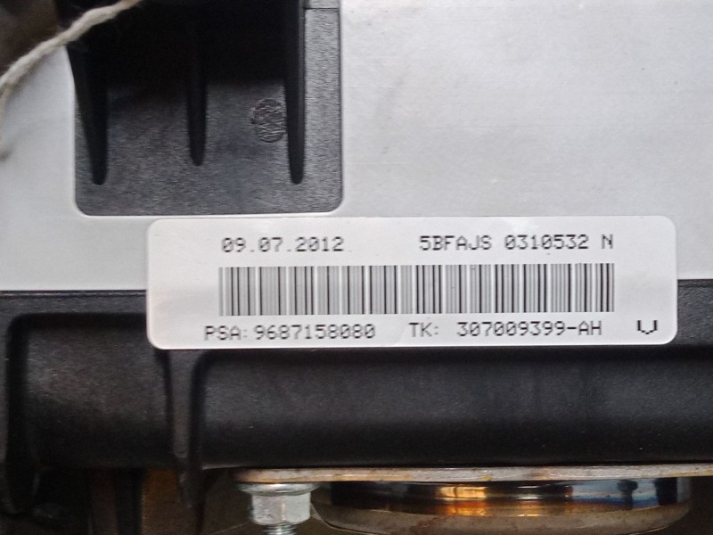 Recambio de airbag salpicadero para citroën c4 ii (nc_) 1.6 hdi 90 referencia OEM IAM 9687158080  5BFAJS0310532N Recambio de airbag salpicadero para citroën c4 ii (nc_) 1.6 hdi 90 referencia OEM IAM 9687158080  5BFAJS0310532N