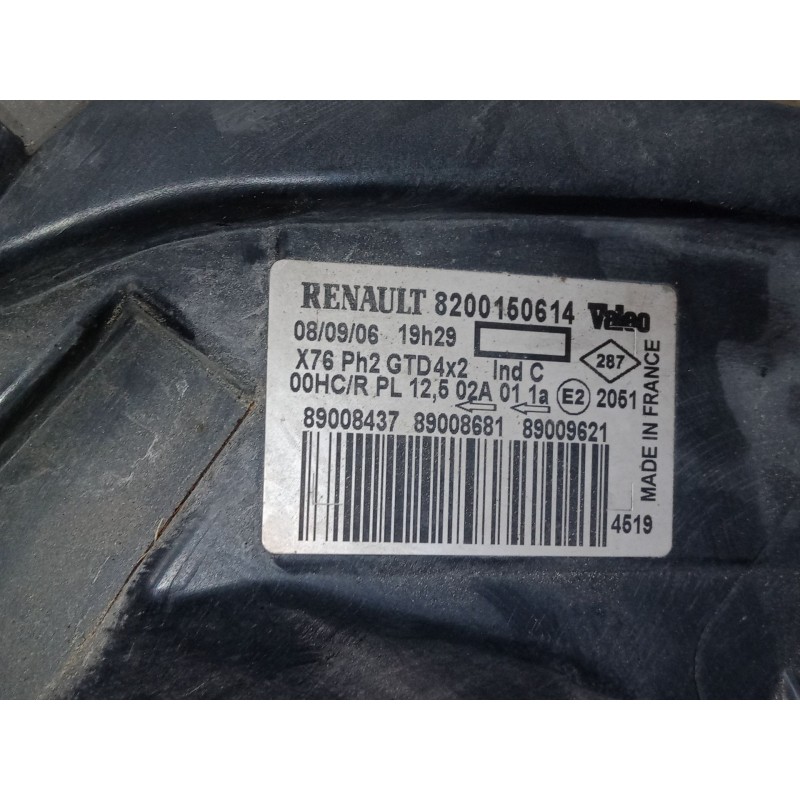 Recambio de faro izquierdo para renault kangoo express (fc0/1_) 1.2 16v (fc05, fc0w, fc1d, fc1p, fc1k, fc0t) referencia OEM IAM 