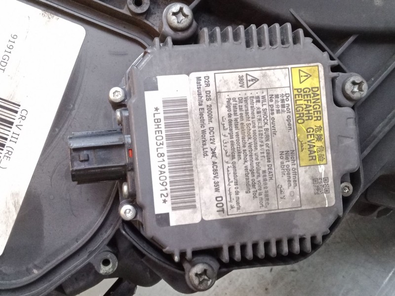 Recambio de faro derecho xenon para honda cr-v iii (re_) 2.2 i-ctdi 4wd (re6) referencia OEM IAM 33100SWWG1  