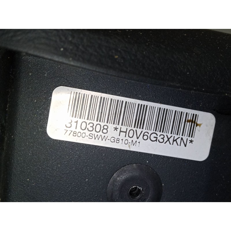Recambio de airbag volante para honda cr-v iii (re_) 2.2 i-ctdi 4wd (re6) referencia OEM IAM 310308H0V6G3XKN  77800SWWG810M1