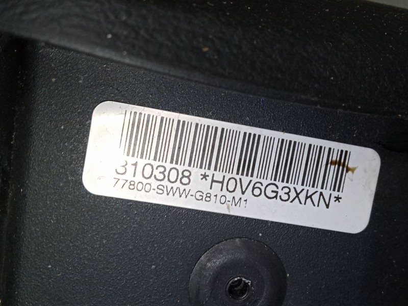Recambio de airbag volante para honda cr-v iii (re_) 2.2 i-ctdi 4wd (re6) referencia OEM IAM 310308H0V6G3XKN  77800SWWG810M1