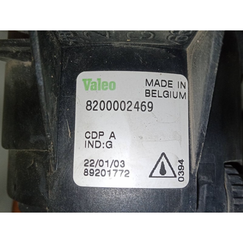 Recambio de faro antiniebla izquierdo para renault clio ii (bb_, cb_) 1.2 (bb0a, bb0f, bb10, bb1k, bb28, bb2d, bb2h, cb0a,... re