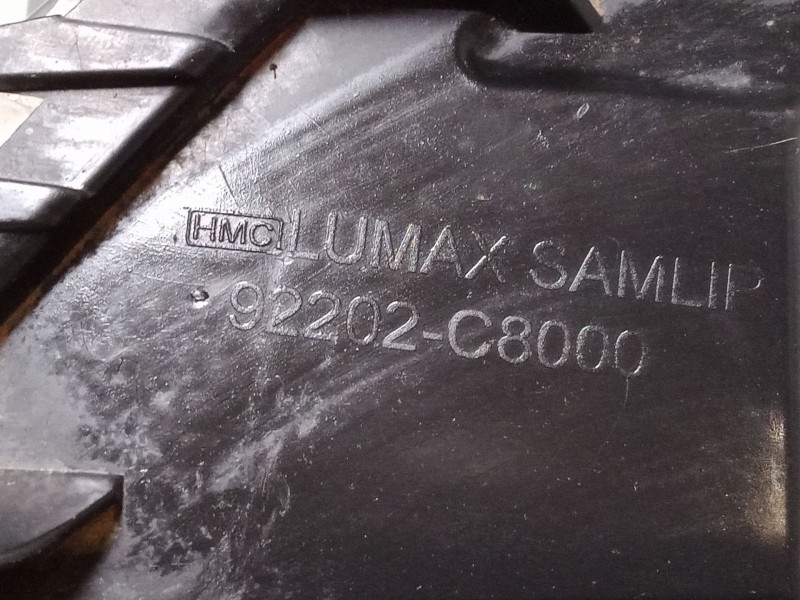 Recambio de faro antiniebla derecho para hyundai i20 ii (gb, ib) 1.2 referencia OEM IAM 92202C8000  