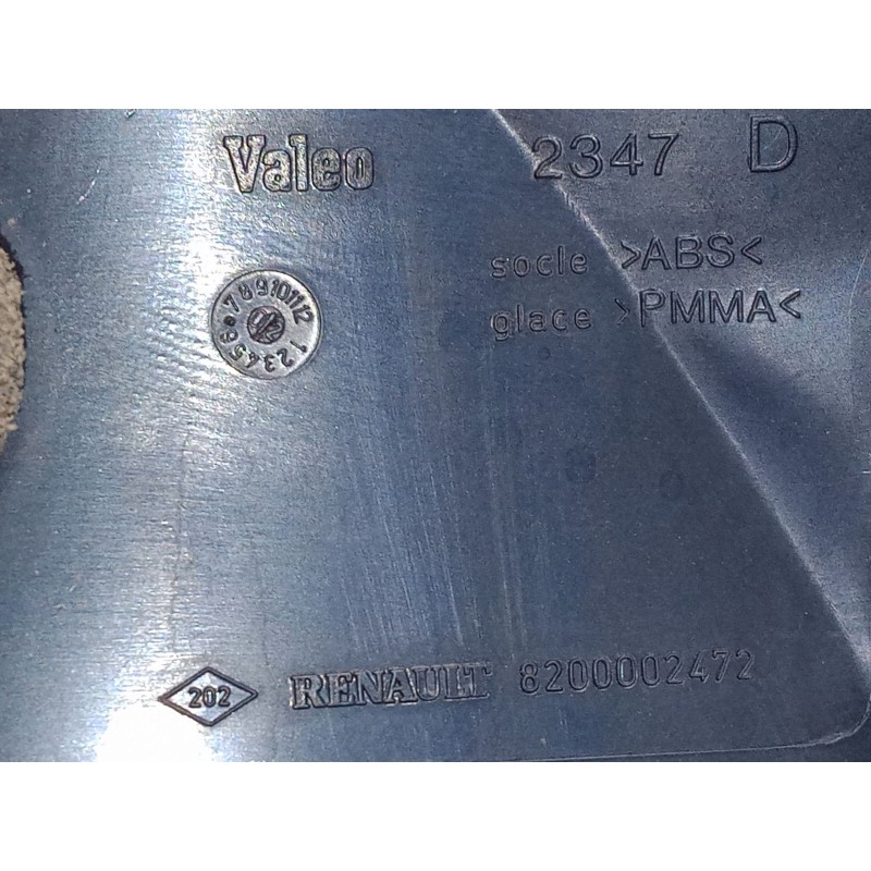 Recambio de piloto trasero derecho para renault laguna ii grandtour (kg0/1_) 1.9 dci (kg0g) referencia OEM IAM 8200002472  