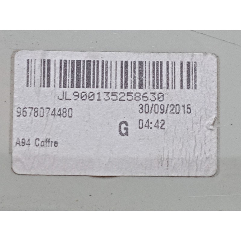 Recambio de piloto trasero porton izquierdo para peugeot 2008 i (cu_) 1.2 thp 110 / puretech 110 referencia OEM IAM 9678074480  