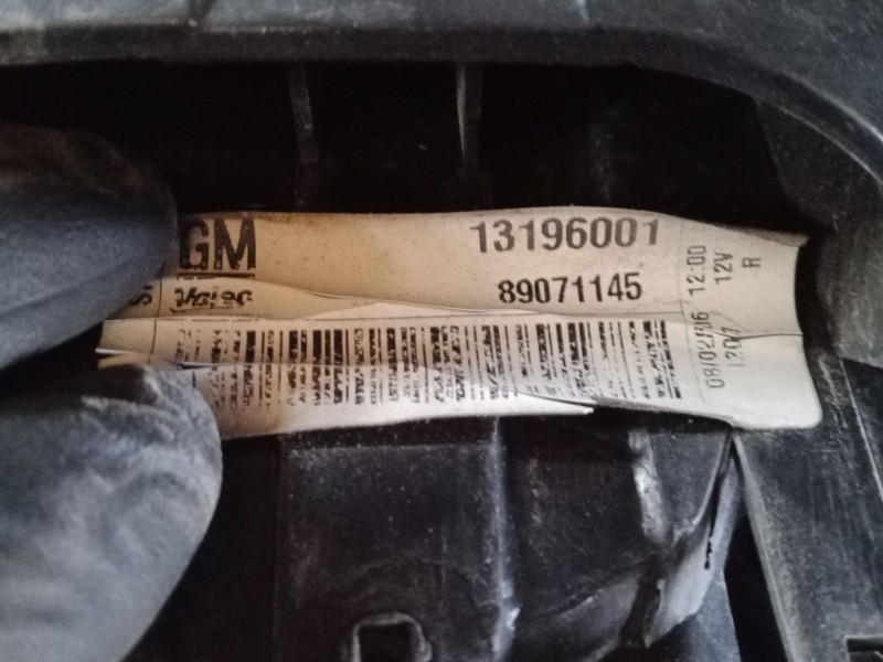 Recambio de piloto trasero derecho para opel meriva a monospace (x03) 1.6 (e75) referencia OEM IAM 13196001  89071145