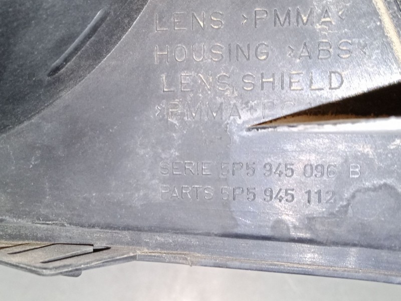 Recambio de piloto trasero derecho para seat toledo iii (5p2) 2.0 tdi 16v referencia OEM IAM 5P5945096B  