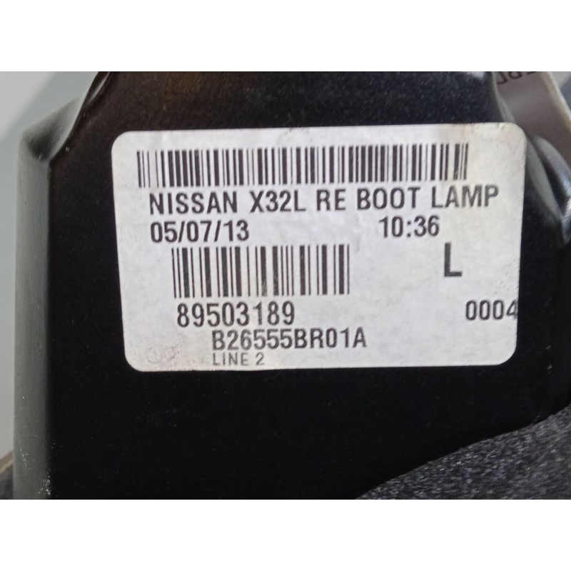 Recambio de piloto trasero porton izquierdo para nissan qashqai i (j10, nj10) 1.5 dci referencia OEM IAM 89503189  