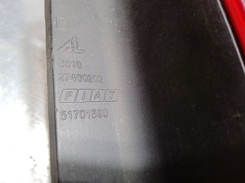 Recambio de piloto trasero derecho para fiat grande punto van (199_) 1.4 (199cxb1a, 199dxb1a) referencia OEM IAM 51701590  