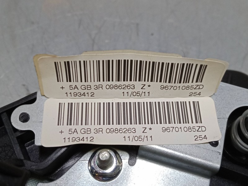 Recambio de airbag volante para peugeot 206 hatchback (2a/c) 1.4 i referencia OEM IAM 96701085ZD  5AGB3R0986263Z