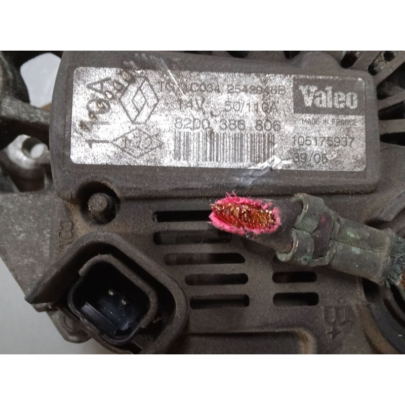 Recambio de alternador para renault megane ii sedán (lm0/1_) 1.5 dci (lm1e) referencia OEM IAM 8200386806  