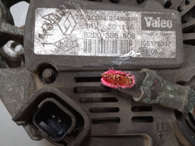 Recambio de alternador para renault megane ii sedán (lm0/1_) 1.5 dci (lm1e) referencia OEM IAM 8200386806  