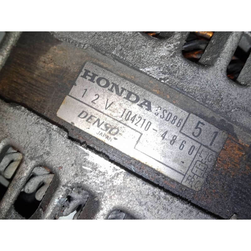 Recambio de alternador para honda cr-v iii (re_) 2.2 i-ctdi 4wd (re6) referencia OEM IAM 1042104860  