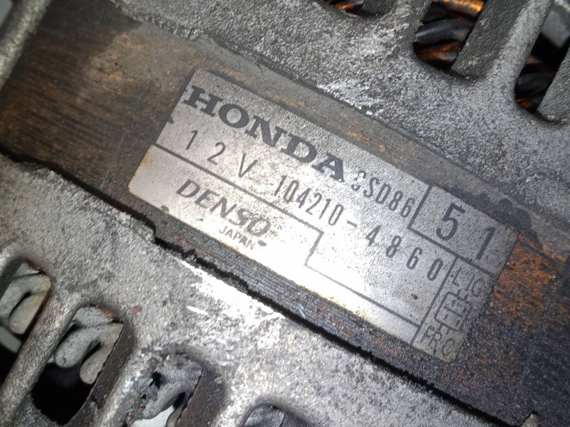 Recambio de alternador para honda cr-v iii (re_) 2.2 i-ctdi 4wd (re6) referencia OEM IAM 1042104860  