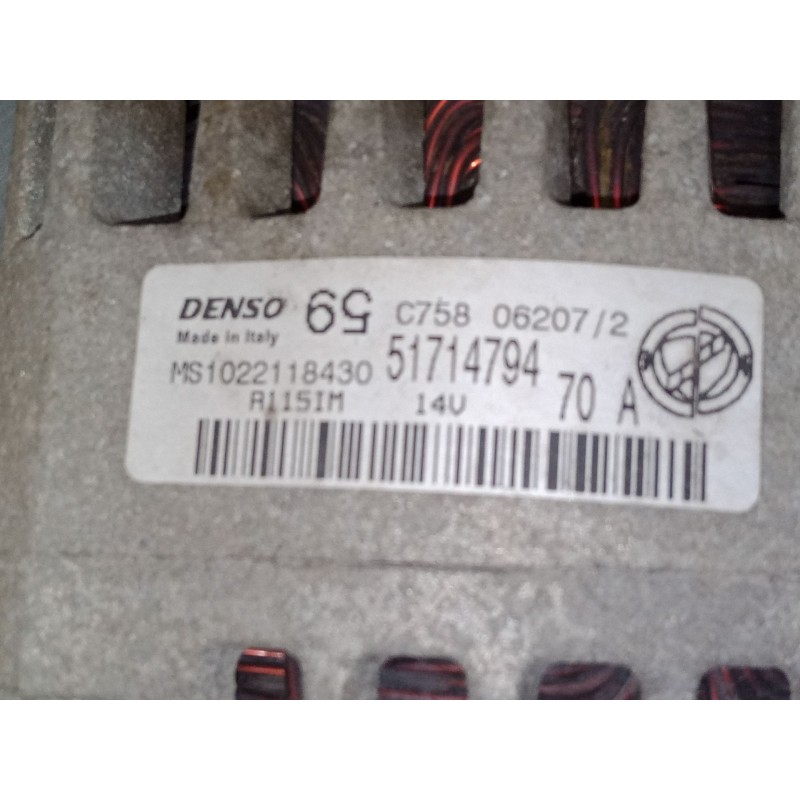 Recambio de alternador para fiat grande punto (199_) 1.4 (199axb11, 199axb1a, 199bxb1a, 199axl1a) referencia OEM IAM MS102211843