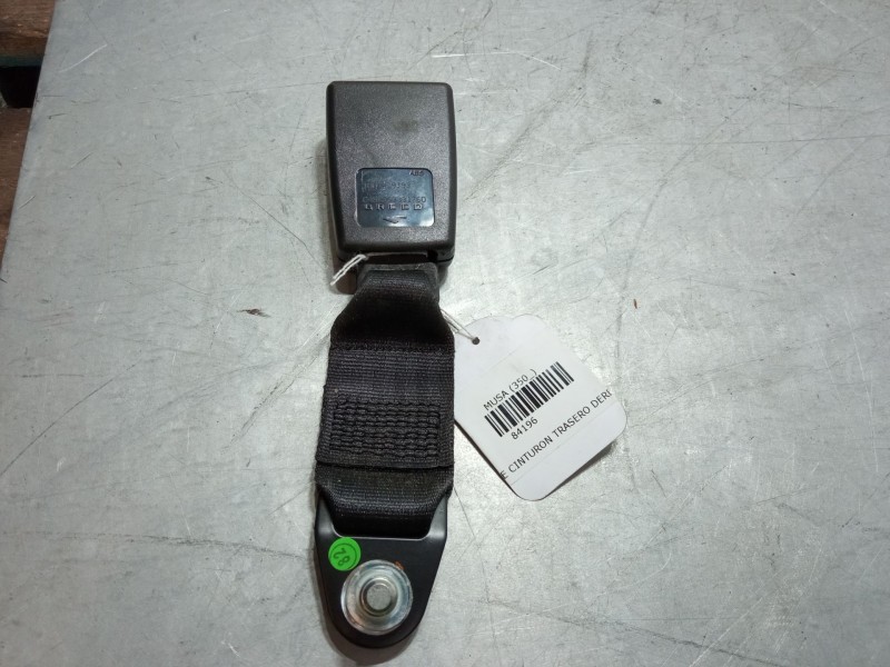 Recambio de anclaje cinturon trasero derecho para lancia musa (350_) 1.3 d multijet (350.axb11, 350.axb1a) referencia OEM IAM   