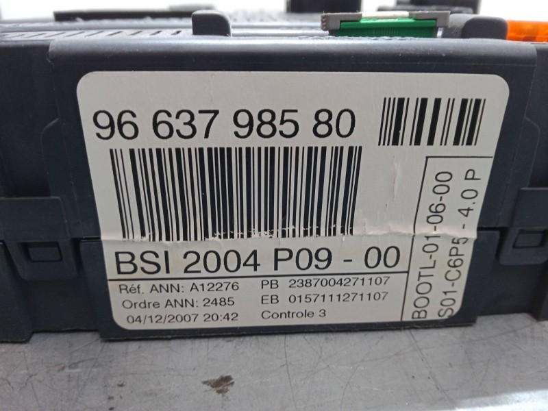 Recambio de bsi para citroën c4 i (lc_) 1.6 16v referencia OEM IAM 9663798580  