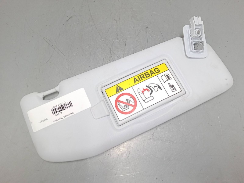 Recambio de parasol derecho para peugeot 2008 i (cu_) 1.2 thp 110 / puretech 110 referencia OEM IAM   