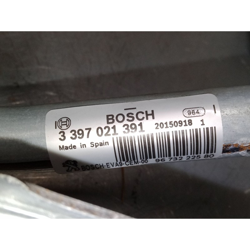 Recambio de motor limpia delantero para peugeot 2008 i (cu_) 1.2 thp 110 / puretech 110 referencia OEM IAM 9673222580  